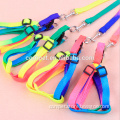 Factory wholesale pet supplies colorful rope nylon dog chest harness